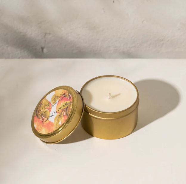 Inartisan Hand Poured Soy Candle in Travel Tin-Brass