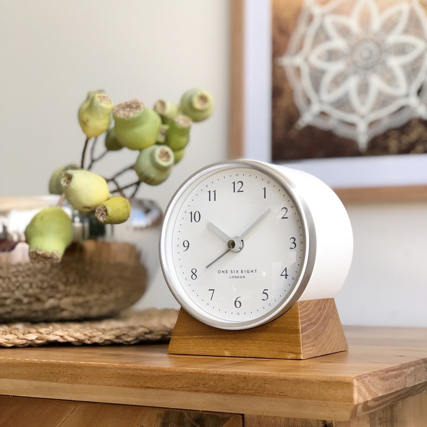 One Six Eight London Nina Silent Alarm Clock