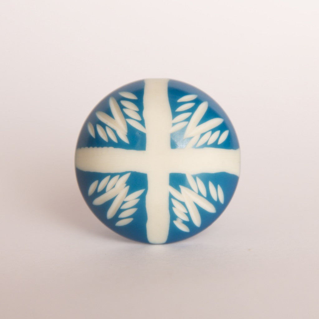 Hot Cross Ceramic Knob