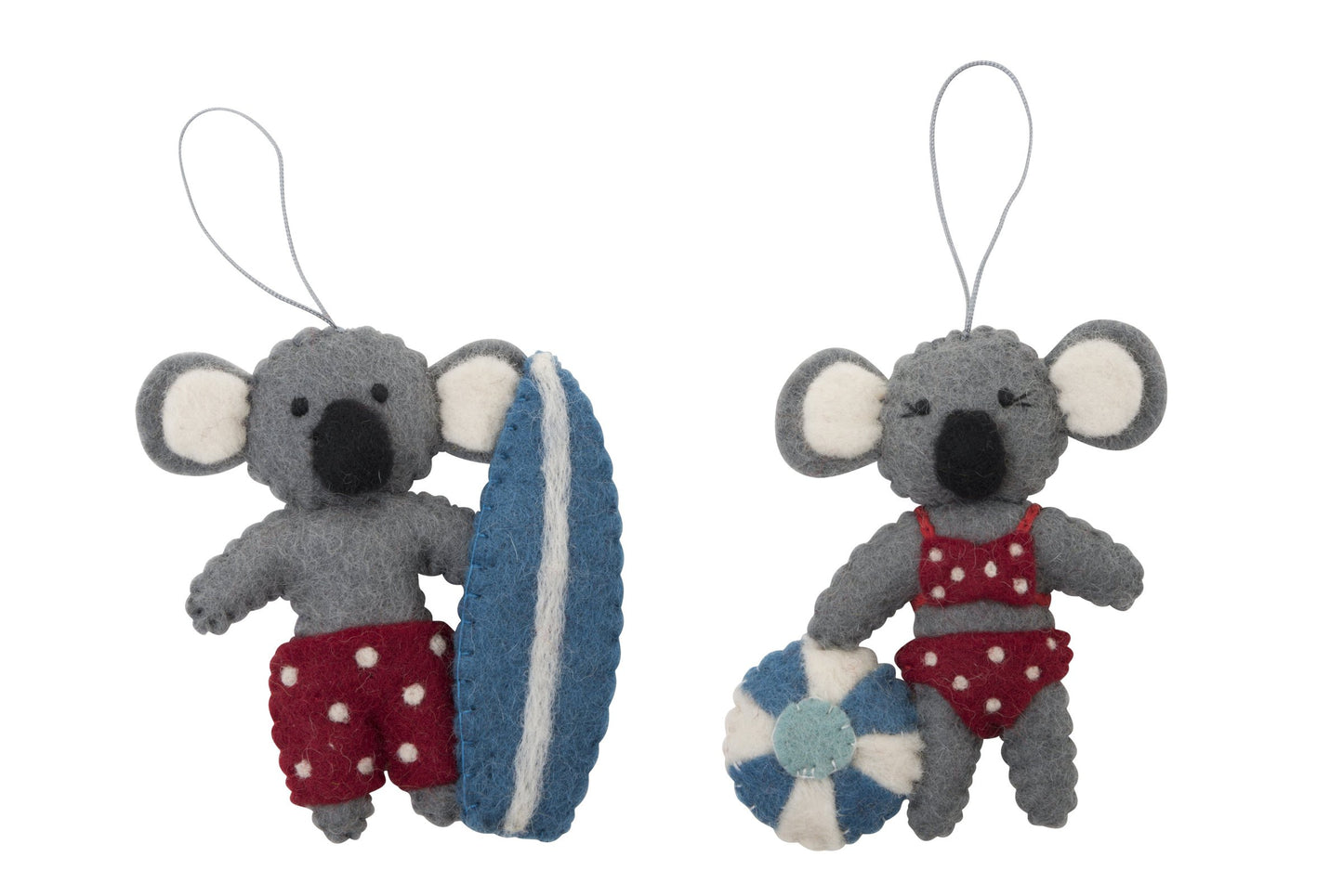 Pashom Christmas Koalas with Surfboard & bikinis