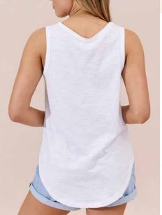 Jovie Ava Singlet -White