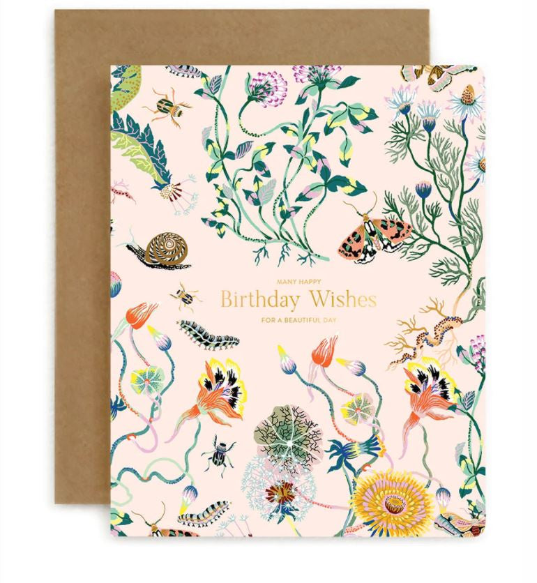 Bespoke Greeting Card - Birthday Wondergarden