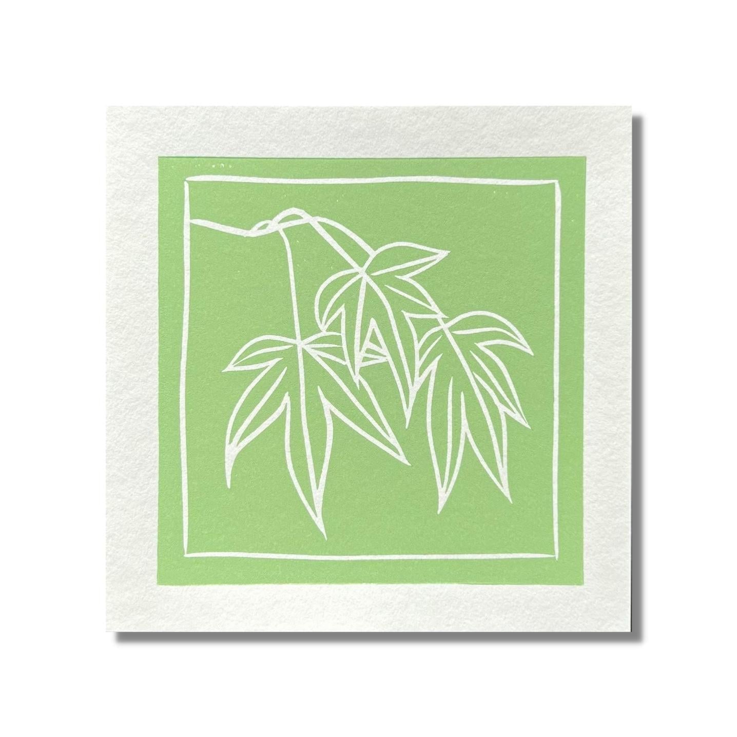 Yuile Street Greeting Card - Japanese Maple