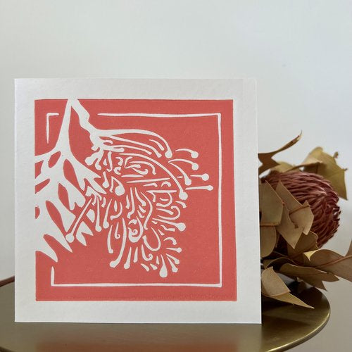 Yuile Street Greeting Card - Native Grevillea