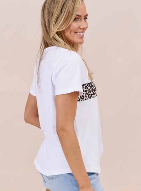 Jovie Summit Tee -White with Star
