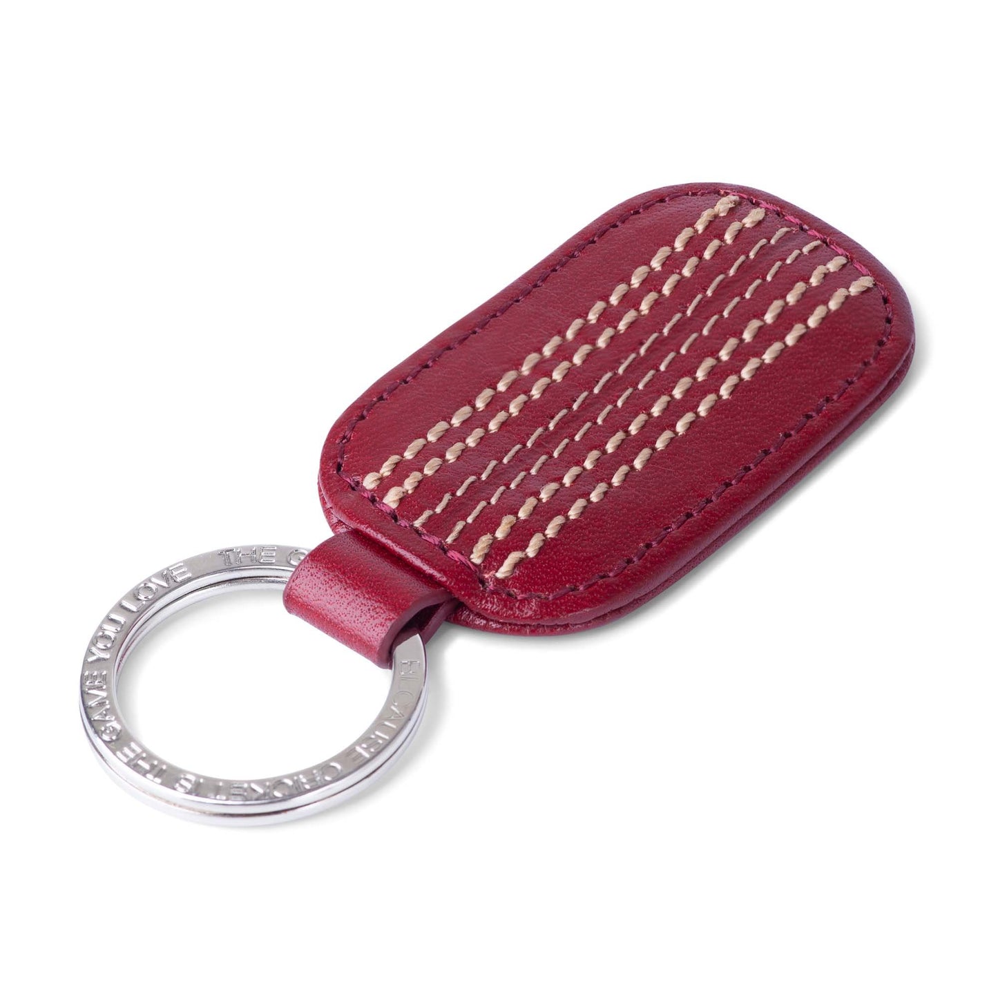 The Game -The OutswingerKey Ring - Cherry