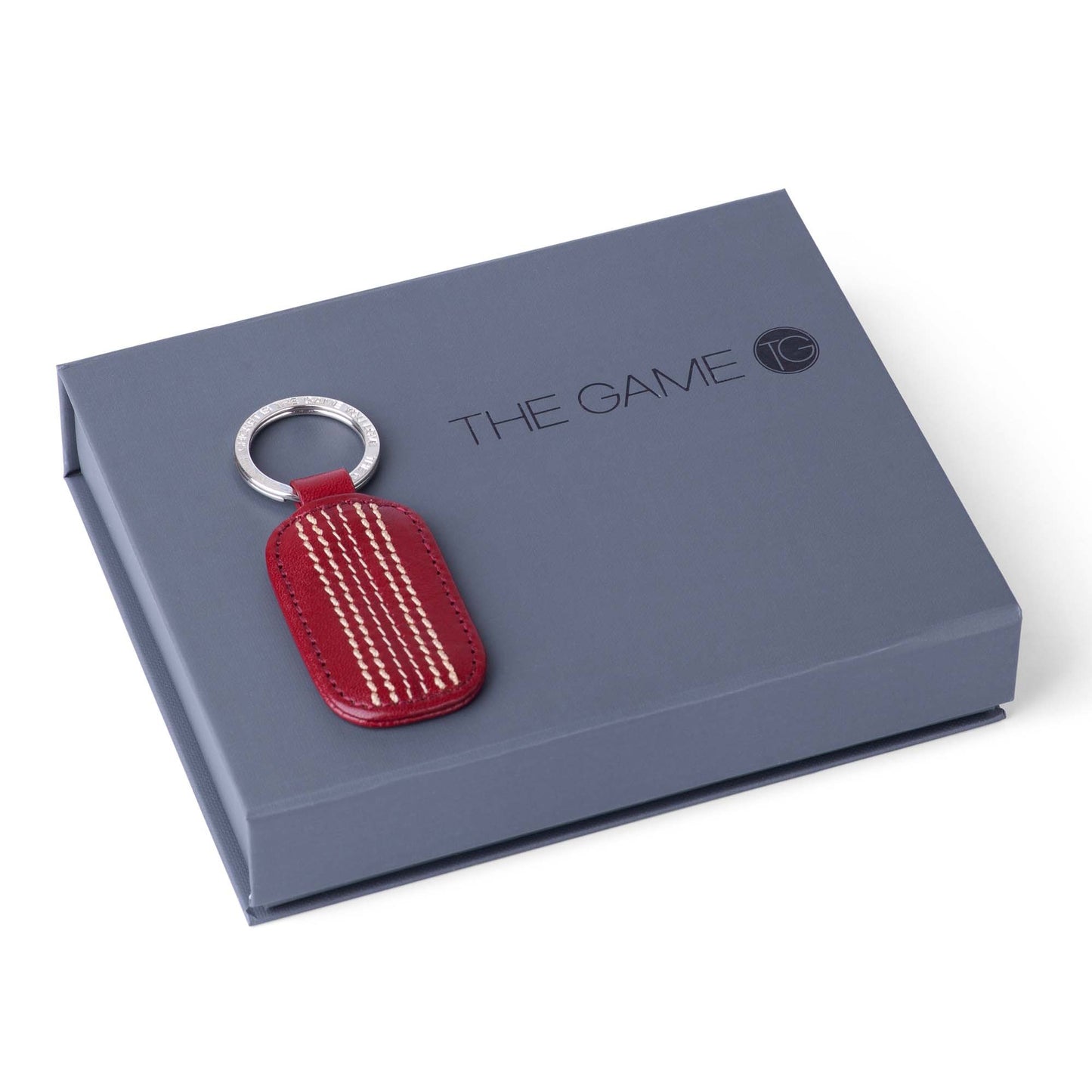 The Game -The OutswingerKey Ring - Cherry