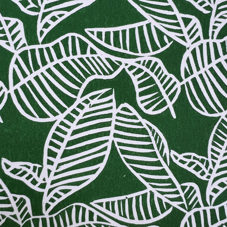 Yuile Street Greeting Card - Green Leaf
