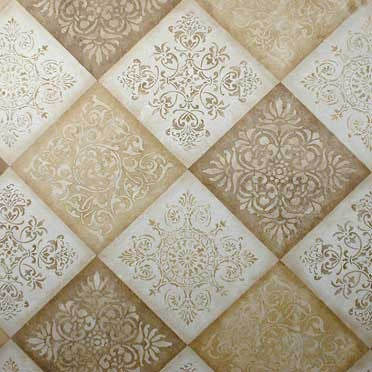 Palermo Tile Craft Stencil-Royal Design Studio