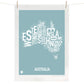 Burbia Australia Tea Towel - Two colours