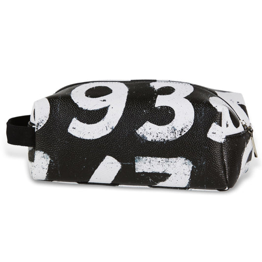 Sporting Nation Men's Wash Bag - Scoreboard Numbers  - Avail in Black or White