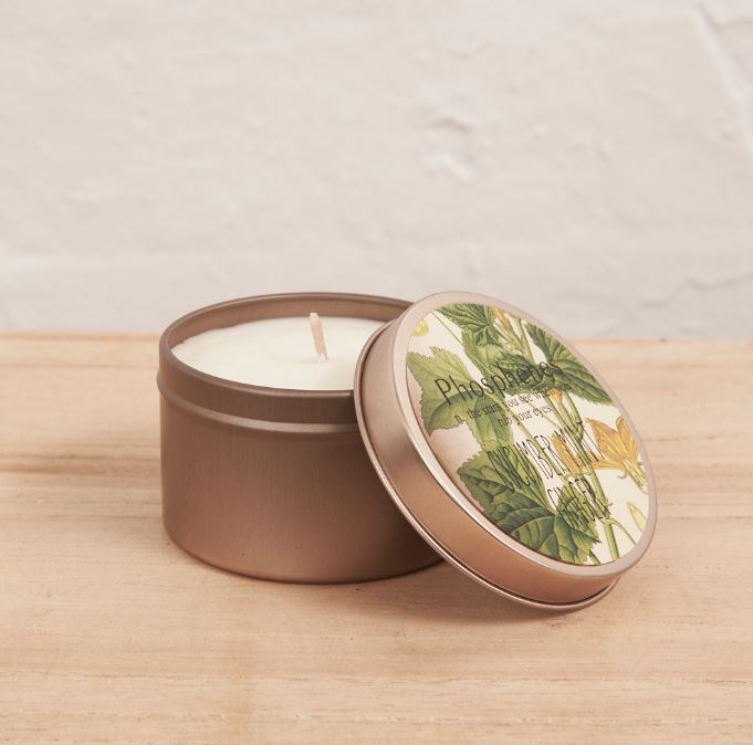 Inartisan Hand Poured Soy Candle in Travel Tin-Brass