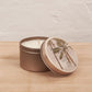 Inartisan Hand Poured Soy Candle in Travel Tin-Brass