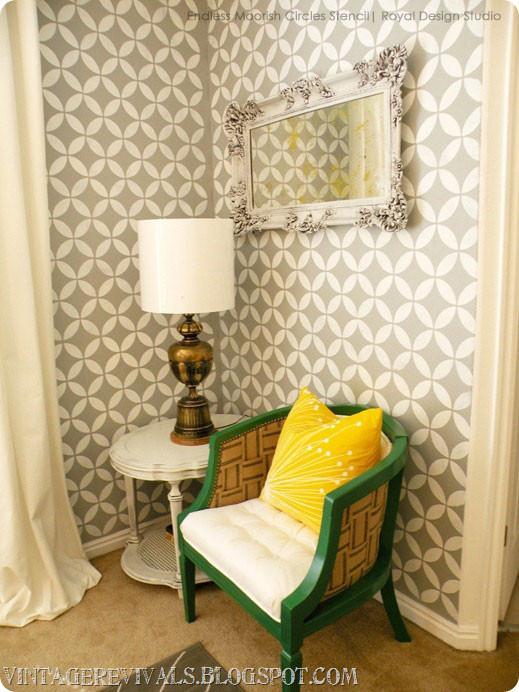 Endless Moorish Circles Small - Royal Stencil Design Studio