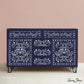 Annie Sloan  Stencil Faux Bone Inlay