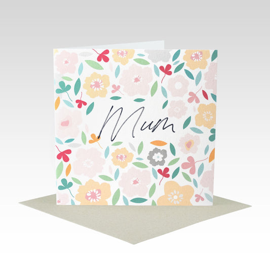 Rhicreative Greeting Card - Mum Floral