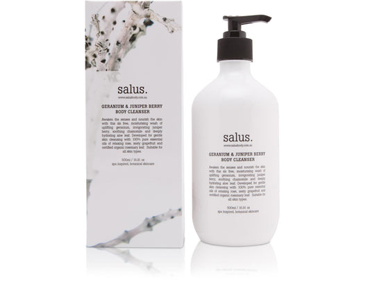 Salus Geranium & Juniper Berry Body Wash (195ml & 500ml)