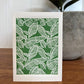 Yuile Street Greeting Card - Green Leaf