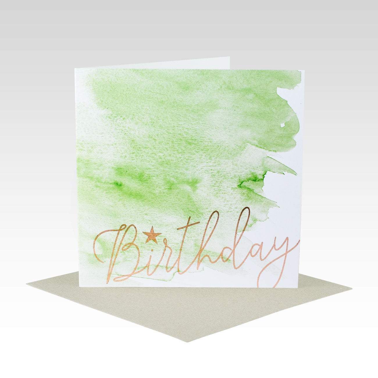 Rhicreative Greeting Card -Watercolour Birthday