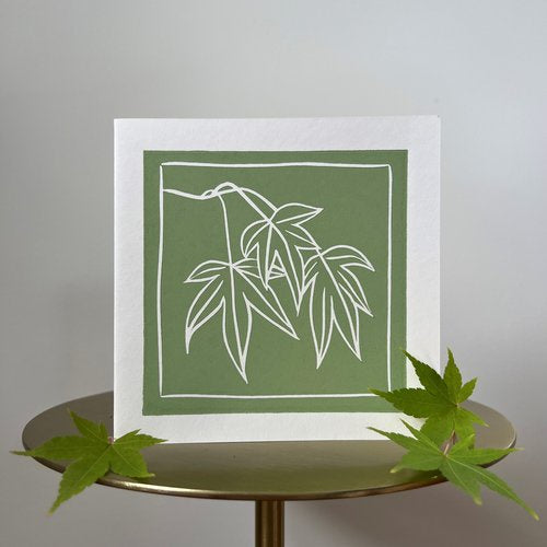 Yuile Street Greeting Card - Japanese Maple