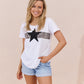 Jovie Summit Tee -White with Star