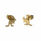 Kangaroo Earring Studs - Silver or Gold
