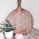 Love Mandala Stencil