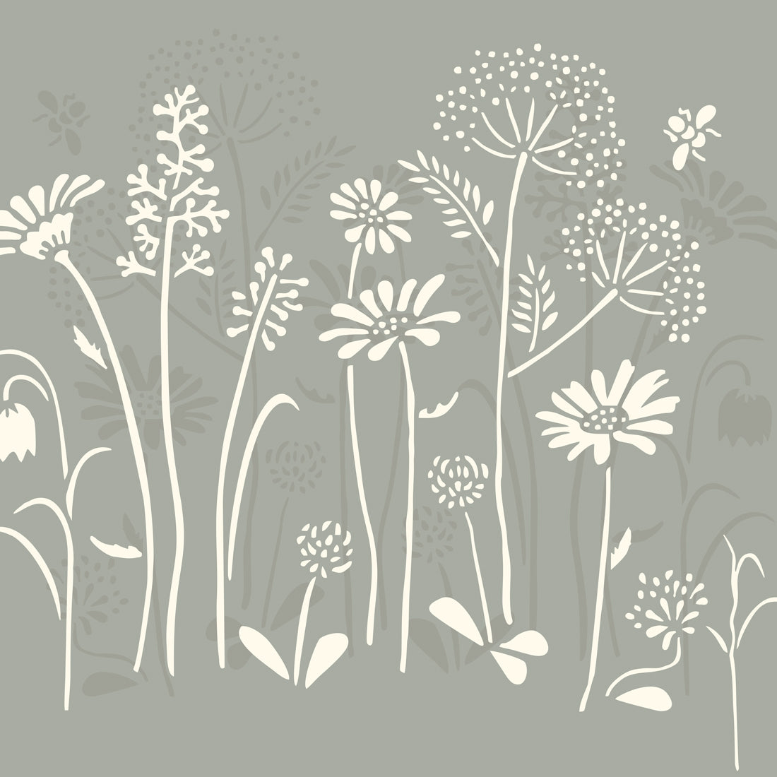 Annie Sloan Stencil Meadow Flowers