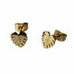 Monstera Leaf Earring Studs - Silver & Gold