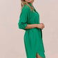 Jovie Mykonos Shirt Dress - Green