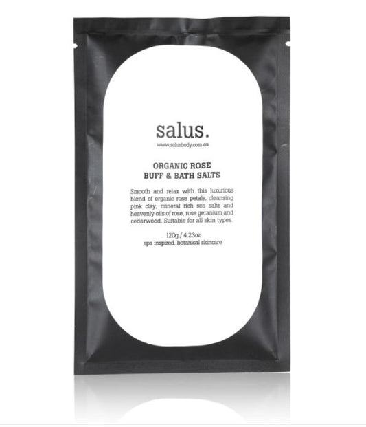 Salus Organic Rose Buff & Bath Salts