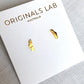 Iconic Australian Cockatoo  Earring Studs -Silver & Gold