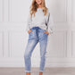 Boston Denim Jogger - Light Blue