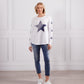 Star Tee Long Sleeve - White