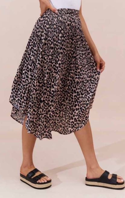Jovie Shiva Skirt -Leopard
