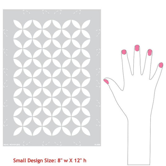 Endless Moorish Circles Small - Royal Stencil Design Studio