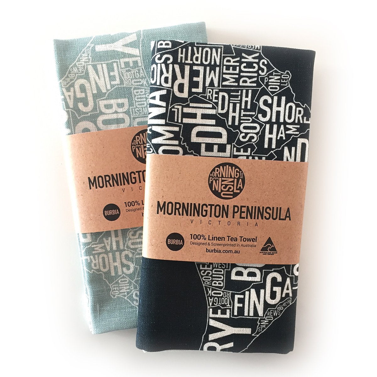 Burbia Mornington Tea Towel - Two colours