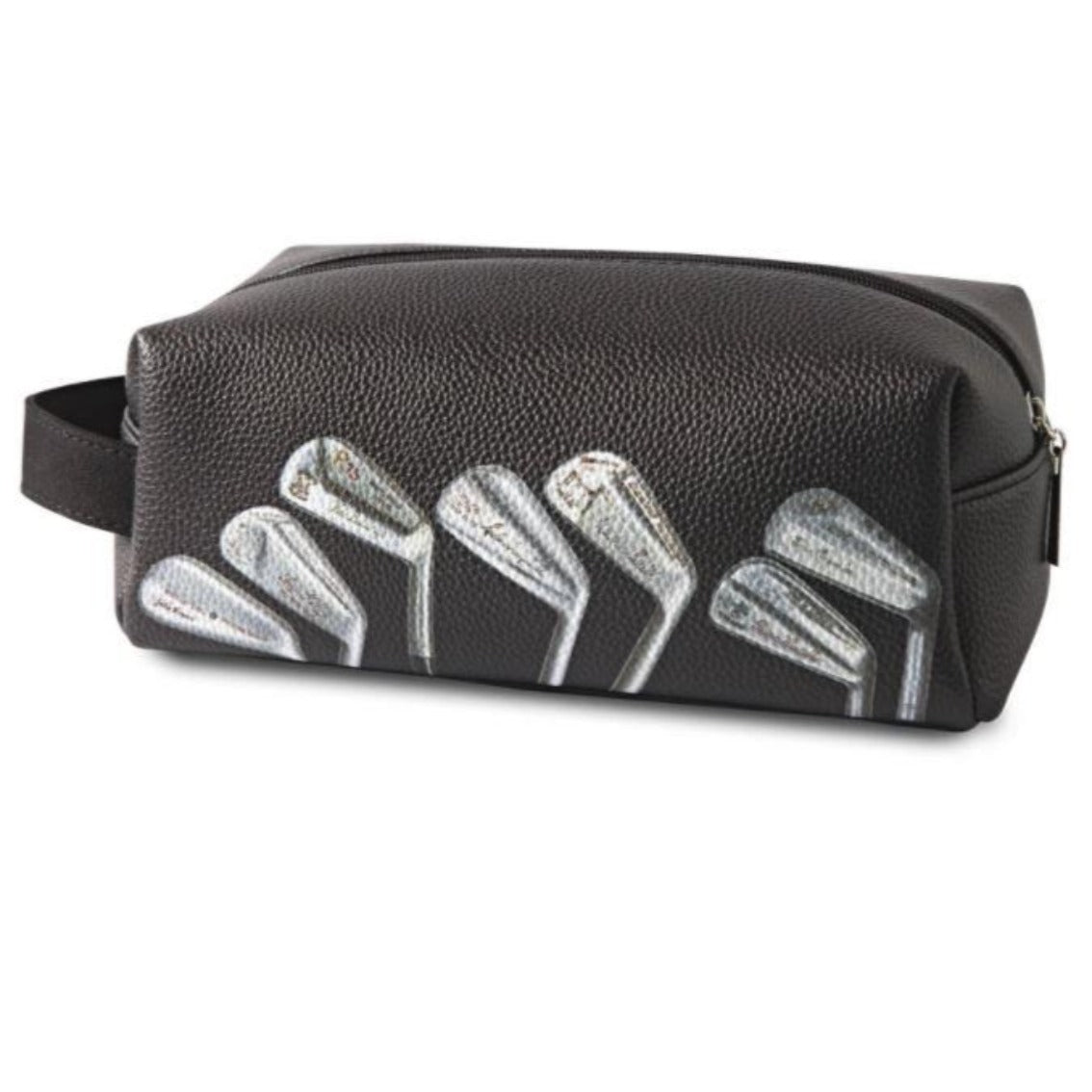 Sporting Nation Men's Wash Bag - Vintage Signature Golf Clubs Wash Bag Black