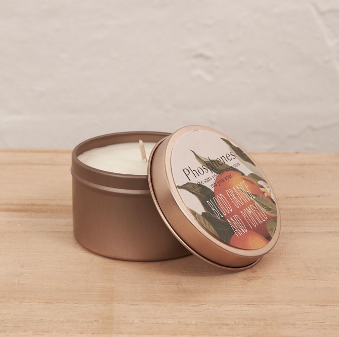 Inartisan Hand Poured Soy Candle in Travel Tin-Brass