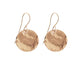 Misuzi  Classic Hammered Earrings-Gold, SS and Rose Gold
