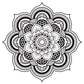 Flower Mandala Stencil