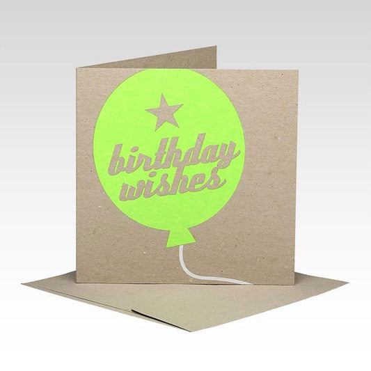 Rhicreative Greeting Card - Flouro Birthday