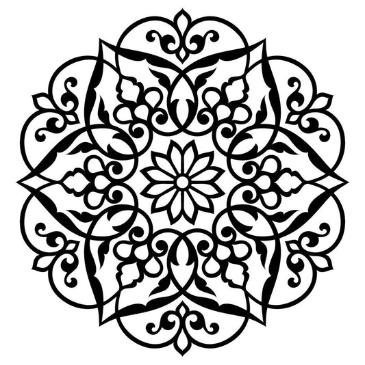 Love Mandala Stencil
