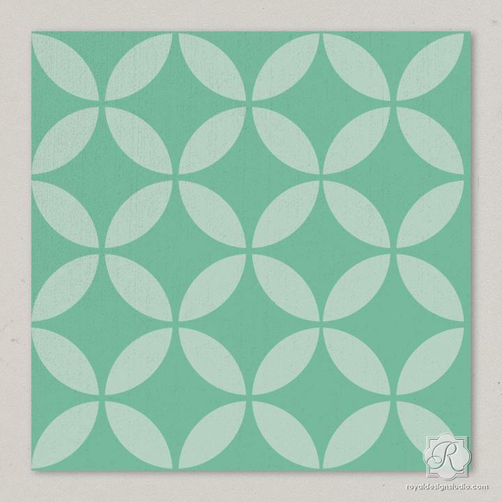 Endless Moorish Circles Craft Stencil - Royal Design Studio